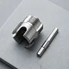 Water Pipe Wrench Thread for 1/2 & 3/4 & 1 Inch PVC/Plastic Pipes Drill Driven Plumbing Repair Kit Pipe Thread Cutting Tool Compatible for Electric Drill