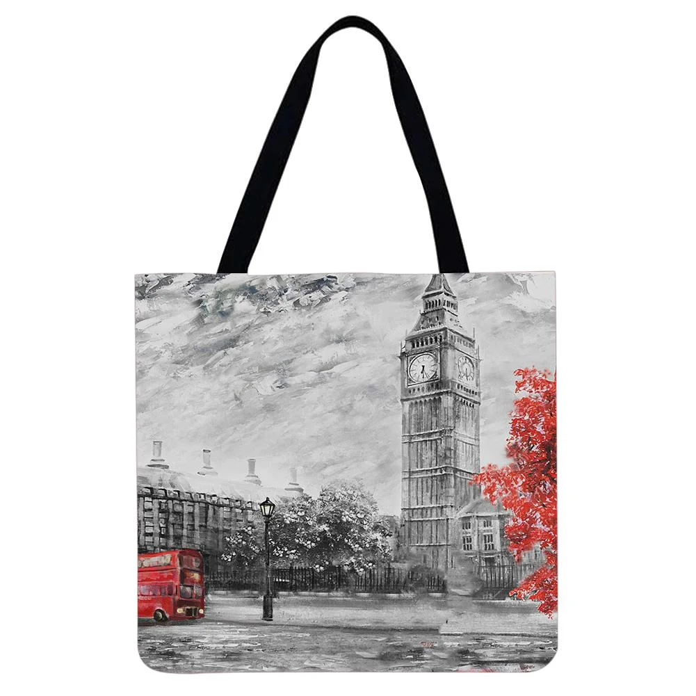 Linen Tote Bag -  Big Ben