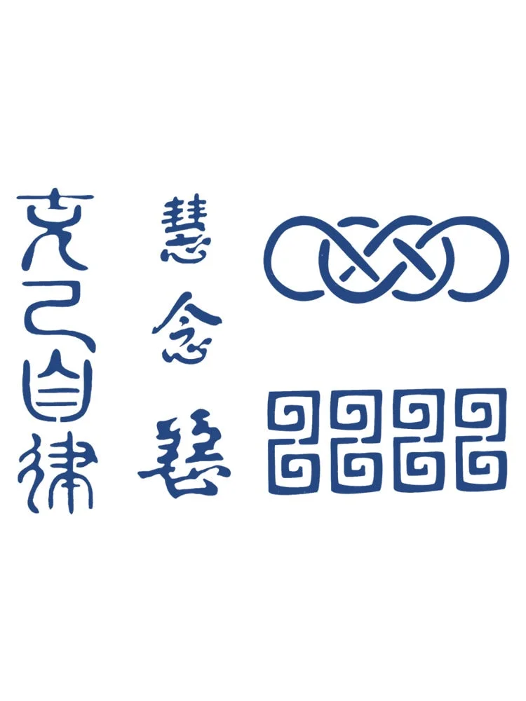 S01-40 herbal tattoo stickers ins wind juice vegetation tattoo simulation stickers durable waterproof men and women