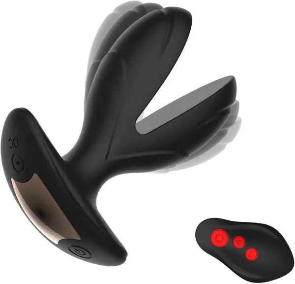 Electric shock anal dilator remote control massager