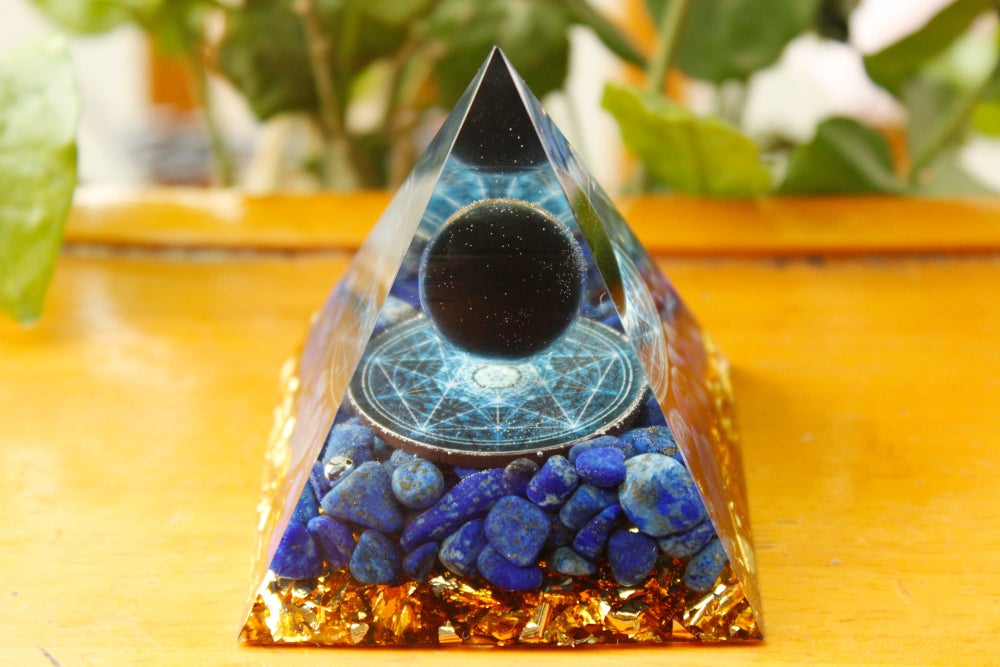 

Orgone Pyramid Chakra - lapis lazuli, 501 Original