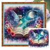 Tinker Bell In Books Disney-11CT Stamped Cross Stitch 50*50cm/19.69*19.69in