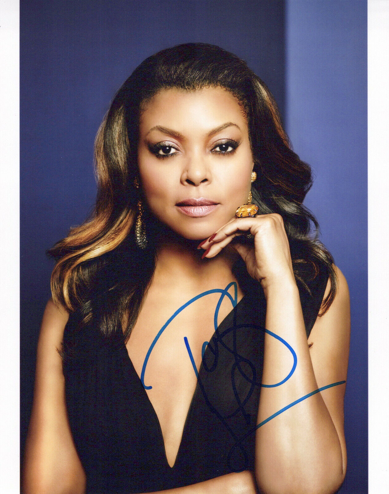 Taraji P. Henson glamour shot autographed Photo Poster painting signed 8x10 #2