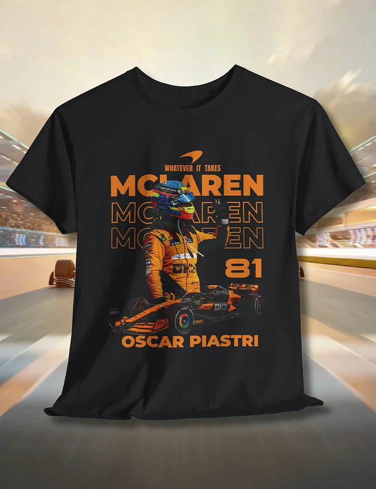 McLaren Oscar Piastri F1 Racing Fan Gift T-Shirt