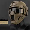 Airsoft Mask 700FPS Impact Resistance Safety Mask Detachable for Training(Black)