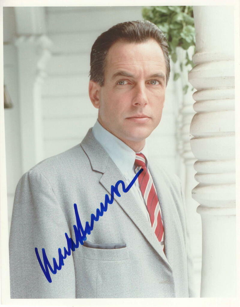 MARK HARMON SIGNED AUTOGRAPH 8X10 Photo Poster painting - VERY YOUNG NCIS GIBBS, ST. ELSEWHERE