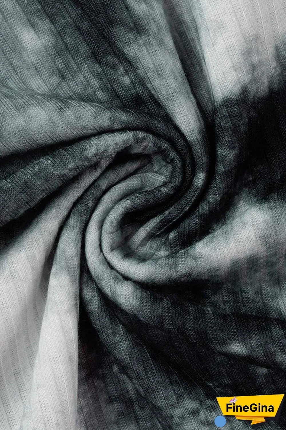 Black Casual Print Tie Dye Basic O Neck Sleeveless Dress Dresses