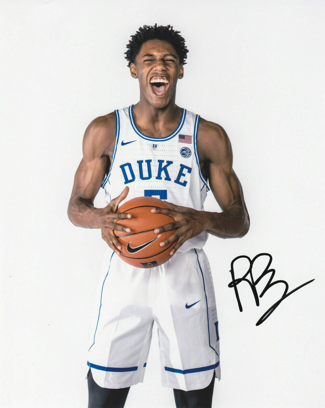 RJ Barrett Autographed Signed 8x10 Photo Poster painting ( Knicks Duke ) REPRINT