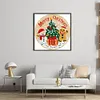 Christmas Snowman-11CT Stamped Cross Stitch 24*24cm/9.45*9.45in