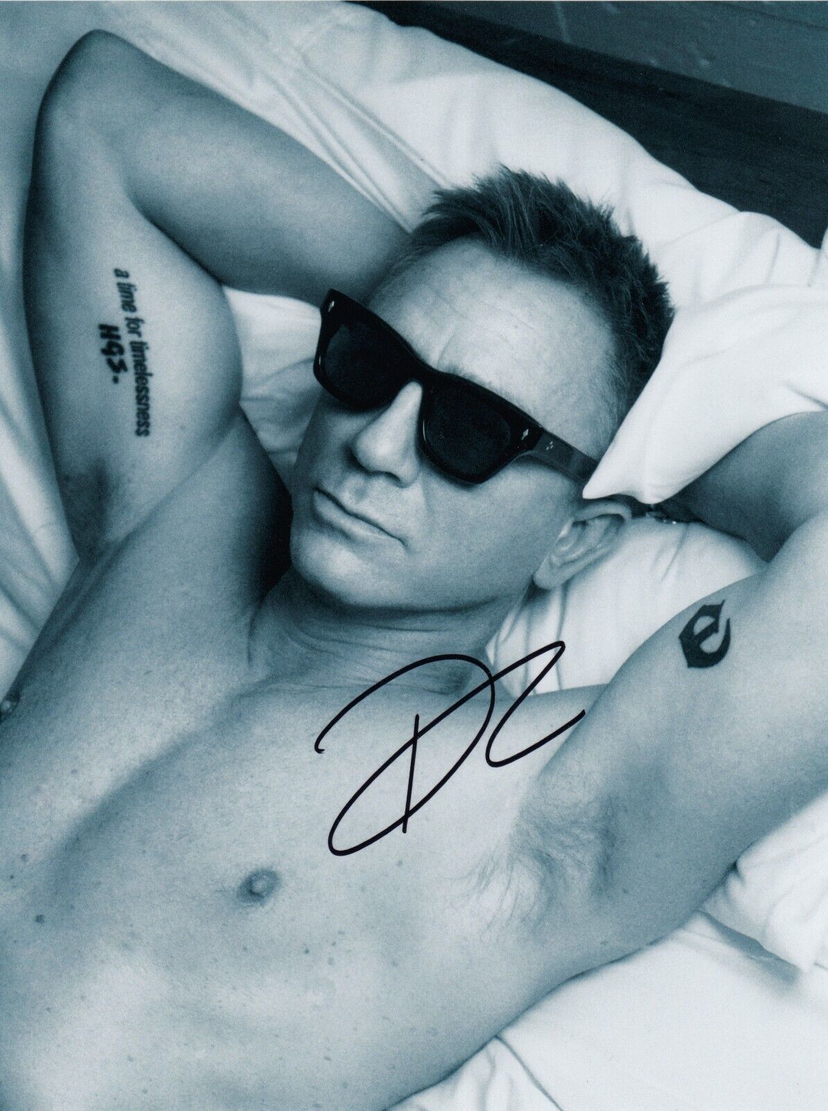 Daniel Craig Signed Auto 8 x 10 Photo Poster paintinggraph