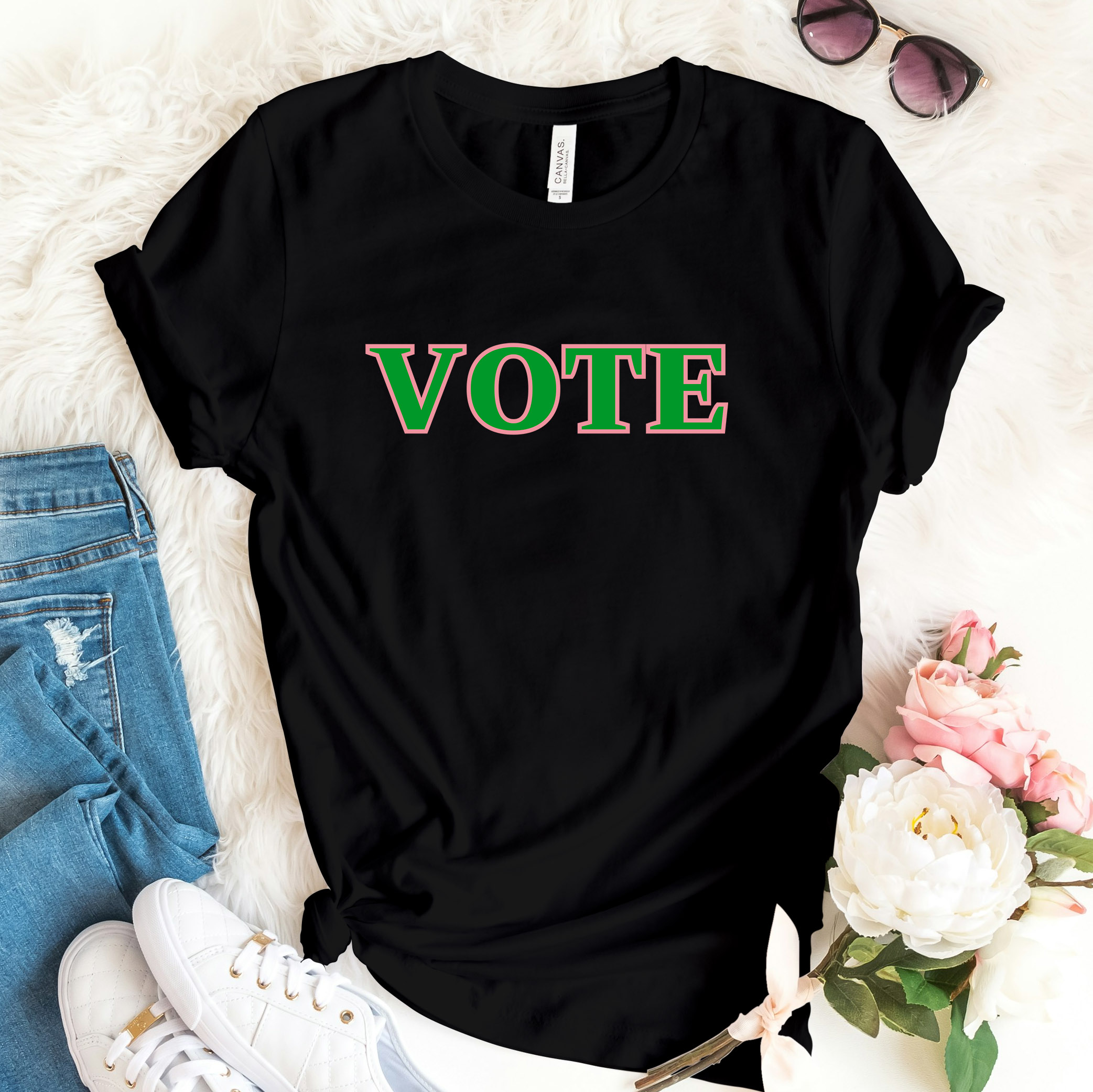 VOTE Fashion Cotton Printed T-Shirt
