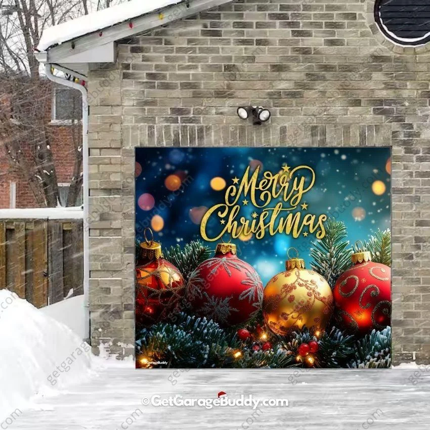 Merry Christmas | Christmas Garage Door Cover