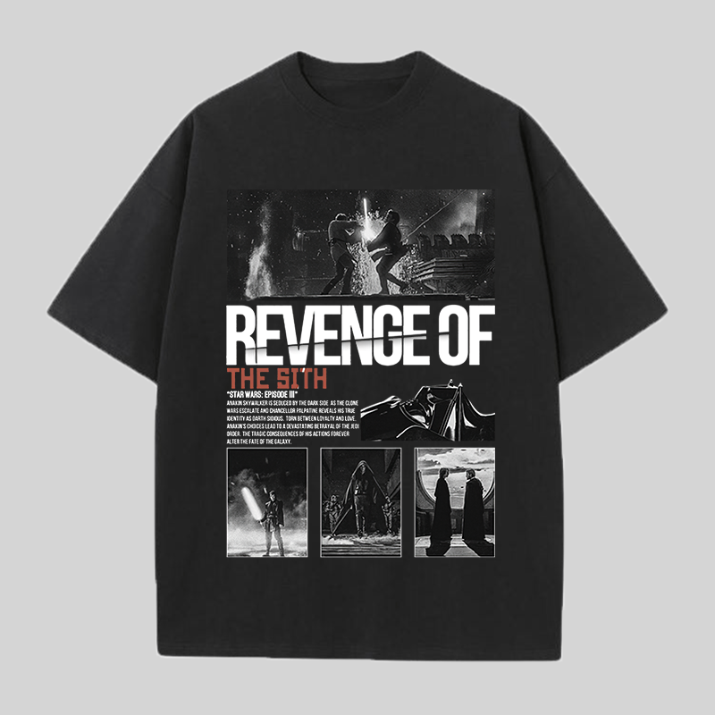 Star Wars: Episode III – Revenge Of The Sith Printed Oversized Unisex T-shirts
