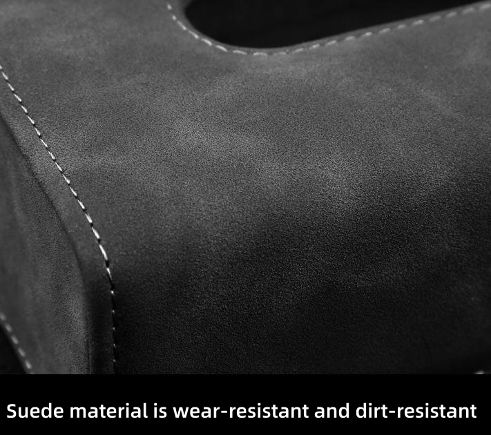 Fur does not block the view of car special tissue box and paper bag