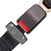 2Pcs Car Seat Belt Clip Extender Bling Car Seat Belt Tongue (White Diamond)