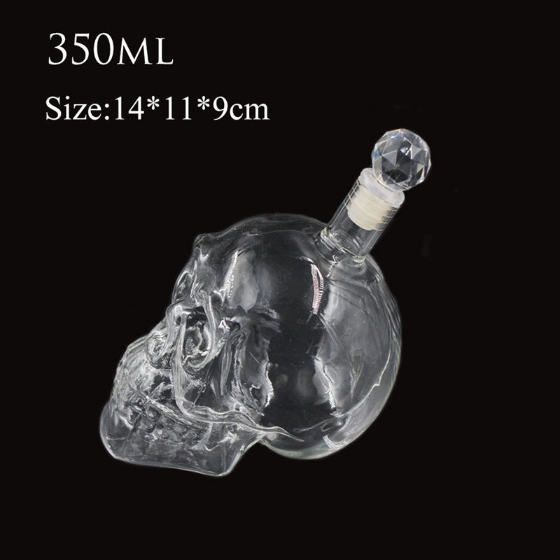 Halloween Casual Skull Glass Wine Decanter 1 Piece