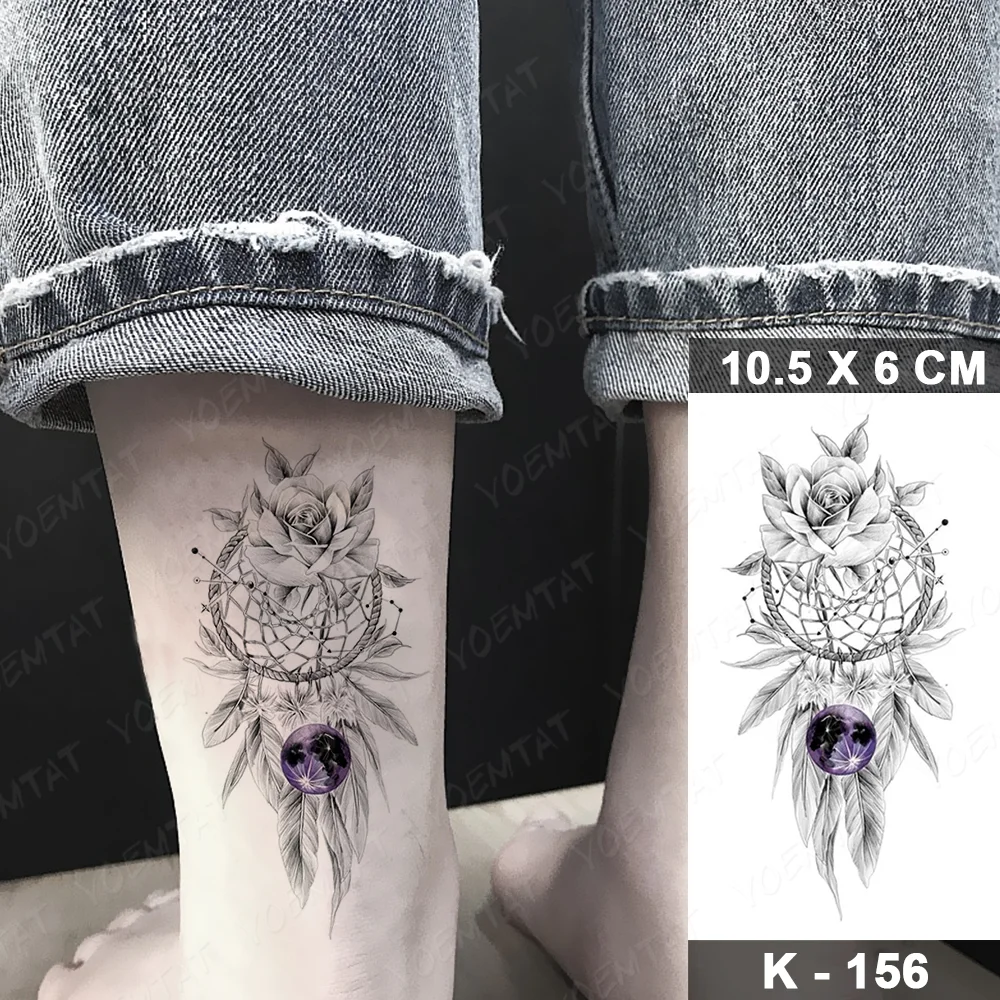 Sdrawing Temporary Tattoo Sticker Old School Flash Tatoo Dark Snake Scorpion Arm Wrist Fake Tatto For Body Art Women Men