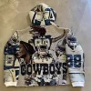 Cowboys print tapestry hoodie