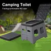 Foldable Outdoor Camp Toilet Multifunctional Outdoor Toilet Seat for Emergencies