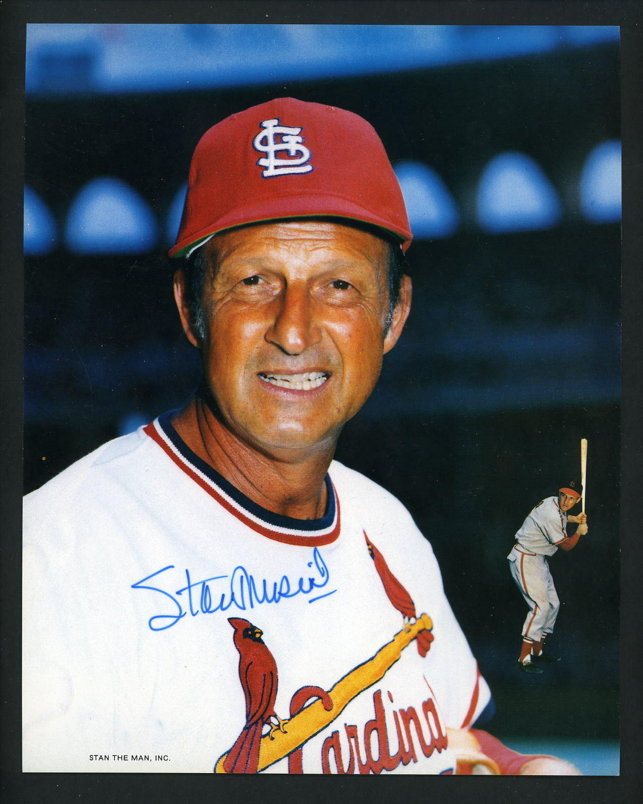 Stan Musial Signed Autographed 8 x 10 Photo Poster painting St. Louis Cardinals  SHIPPING