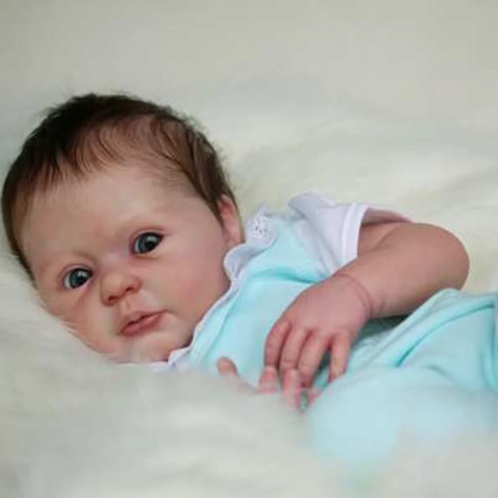 Realistic 21'' Sweet Blom Reborn Baby Doll Girl Toy
