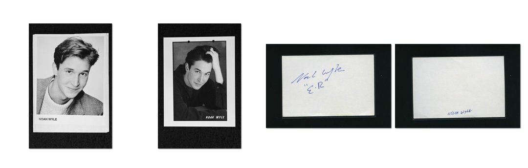 Noah Wyle - Signed Autograph and Headshot Photo Poster painting set - ER