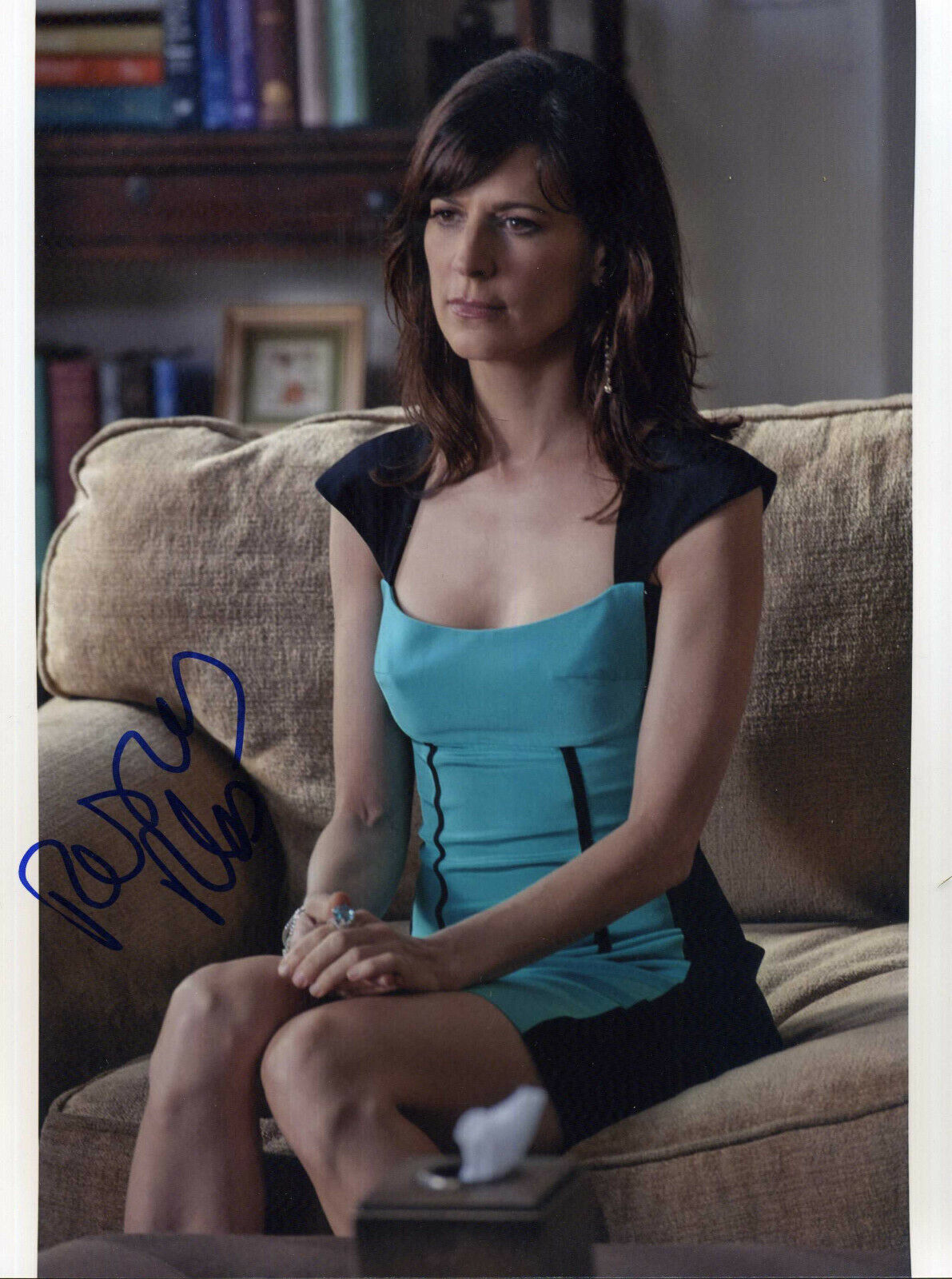 PERREY REEVES Signed Sexy Photo Poster paintinggraph - Film & TV Actress / Model - preprint