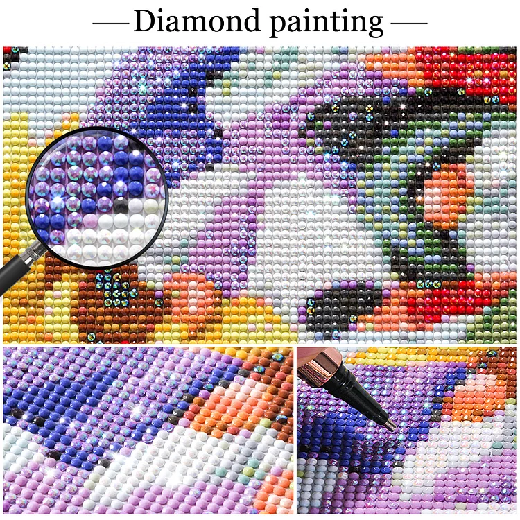 Cartoon princess cup Diamond Painting Cross Stitch - Full Square/Round 5D  DIY Diamond Embroidery