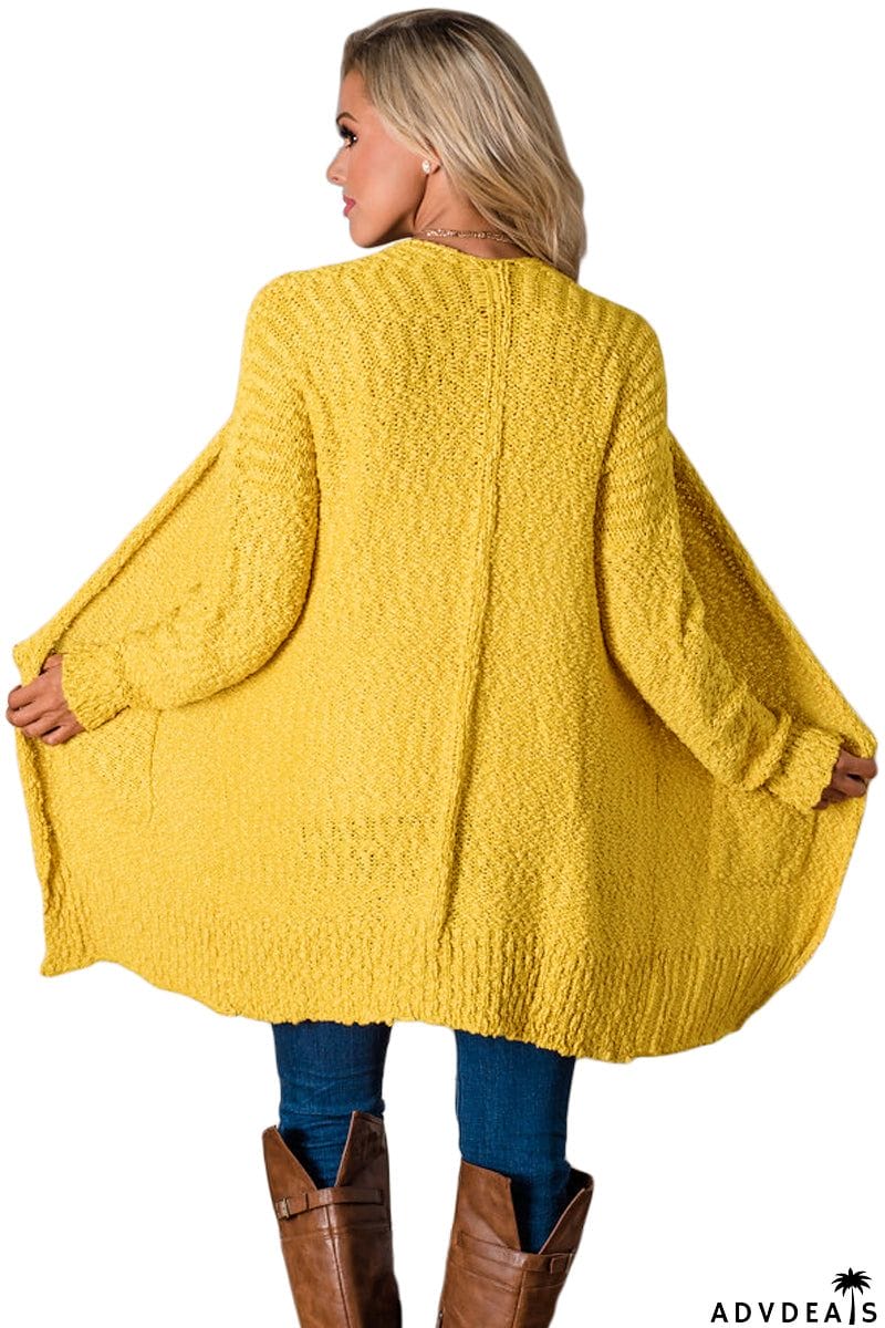 Creamy Pebble Beach Textured Cardigan