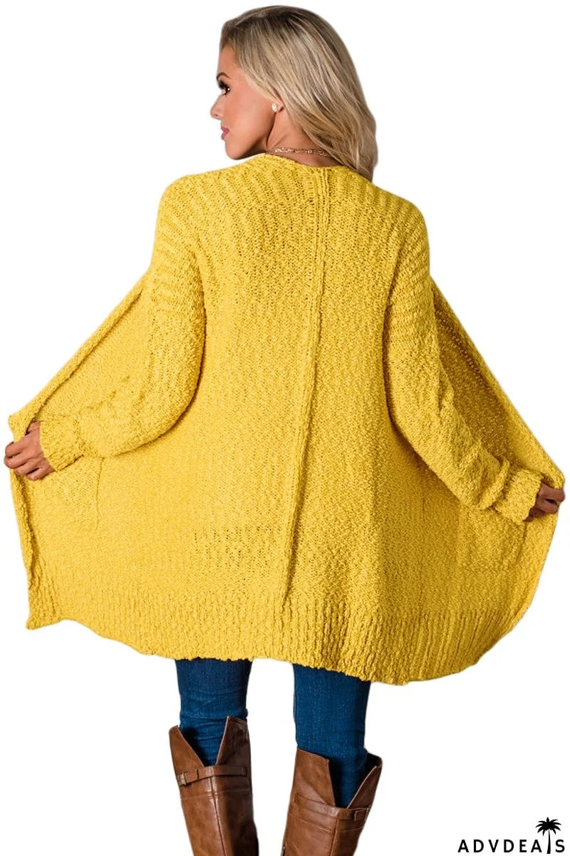 Creamy Pebble Beach Textured Cardigan