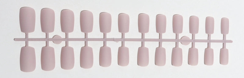 Solid Color Long Square Head Frosted Nail Art Patch Wearing Nail Piece Semi-finished Fake Nail Multicolor Strip Nail Art