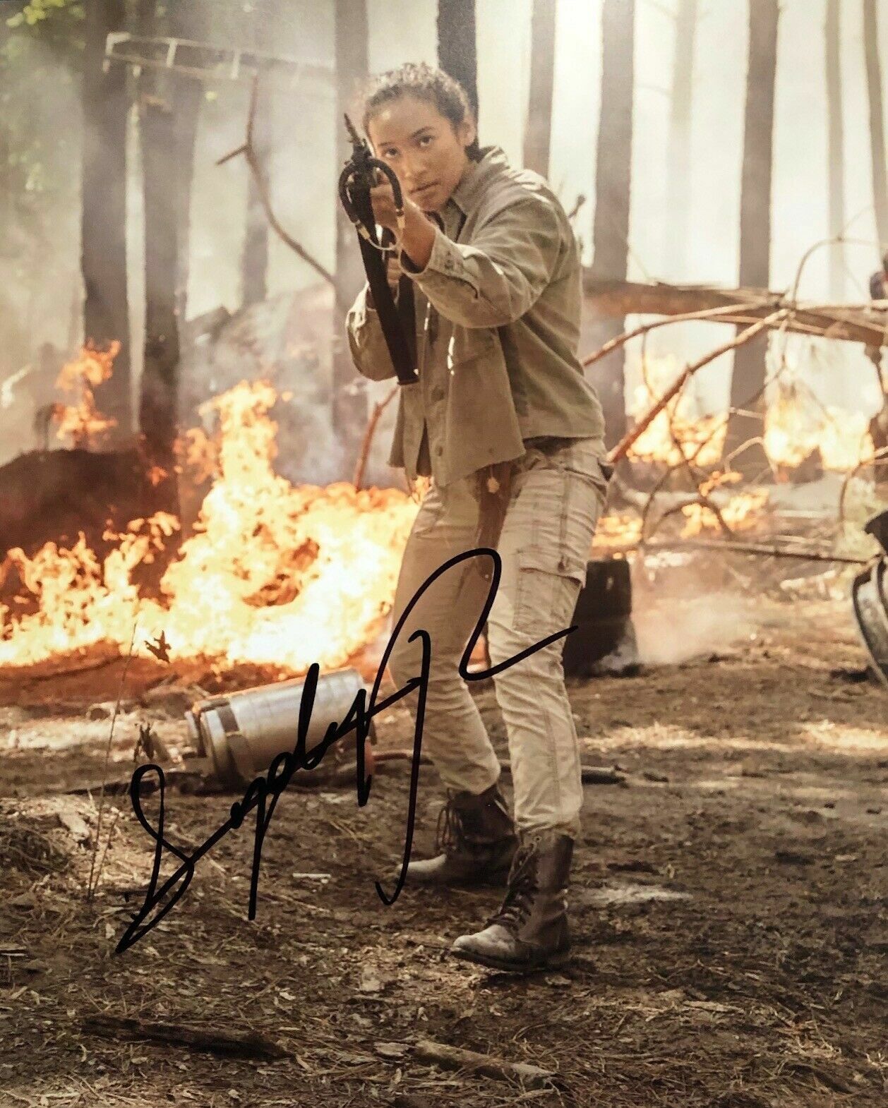 Sydney Park Autographed Signed 8x10 Photo Poster painting ( The Walking Dead ) REPRINT