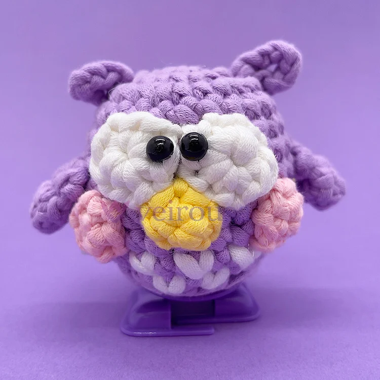 Can Walking Owl - Crochet Kit veirousa