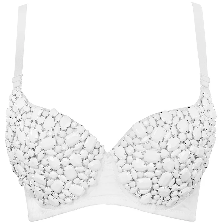 Rhinestone Crop Top 240411-96