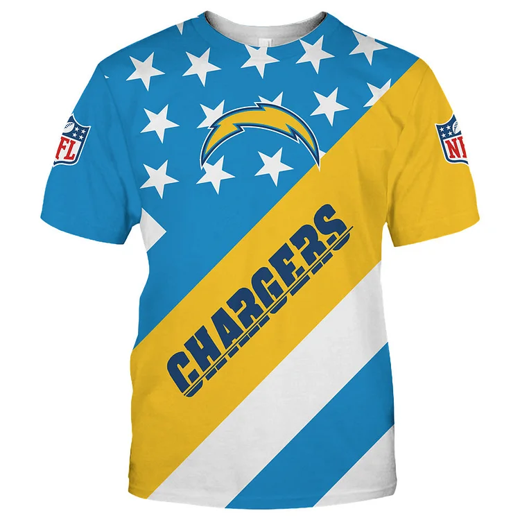 Los Angeles Chargers All Over Print T-Shirt