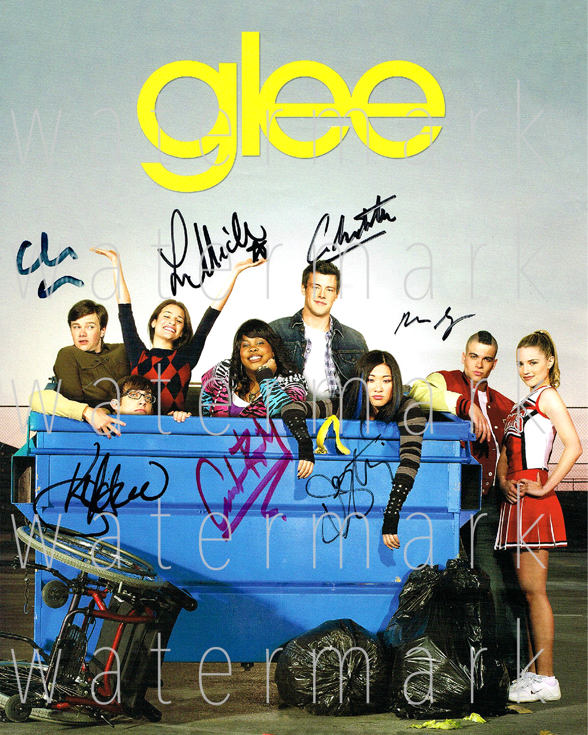 Glee signed 8x10 Photo Poster painting picture poster autograph RP