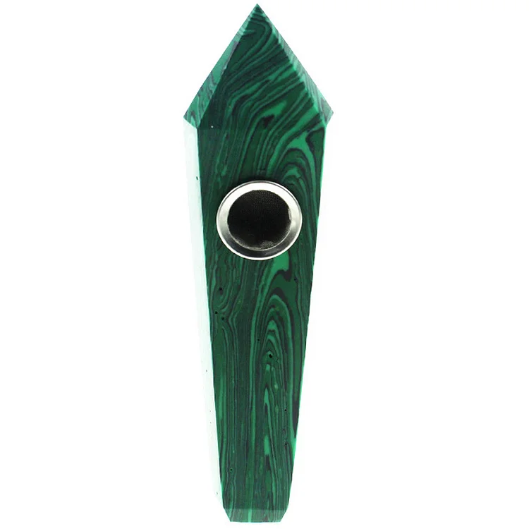 Malachite Smoking Pipe   support mixed customization