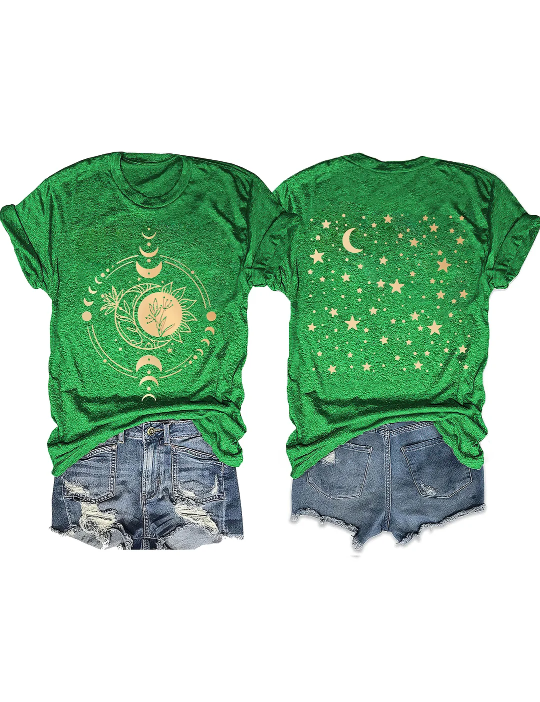 Shiny Mysterious Moon Phase T-shirt