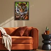 (Big Size)Tiger - 11CT Stamped Cross Stitch - 45*60cm - Animal