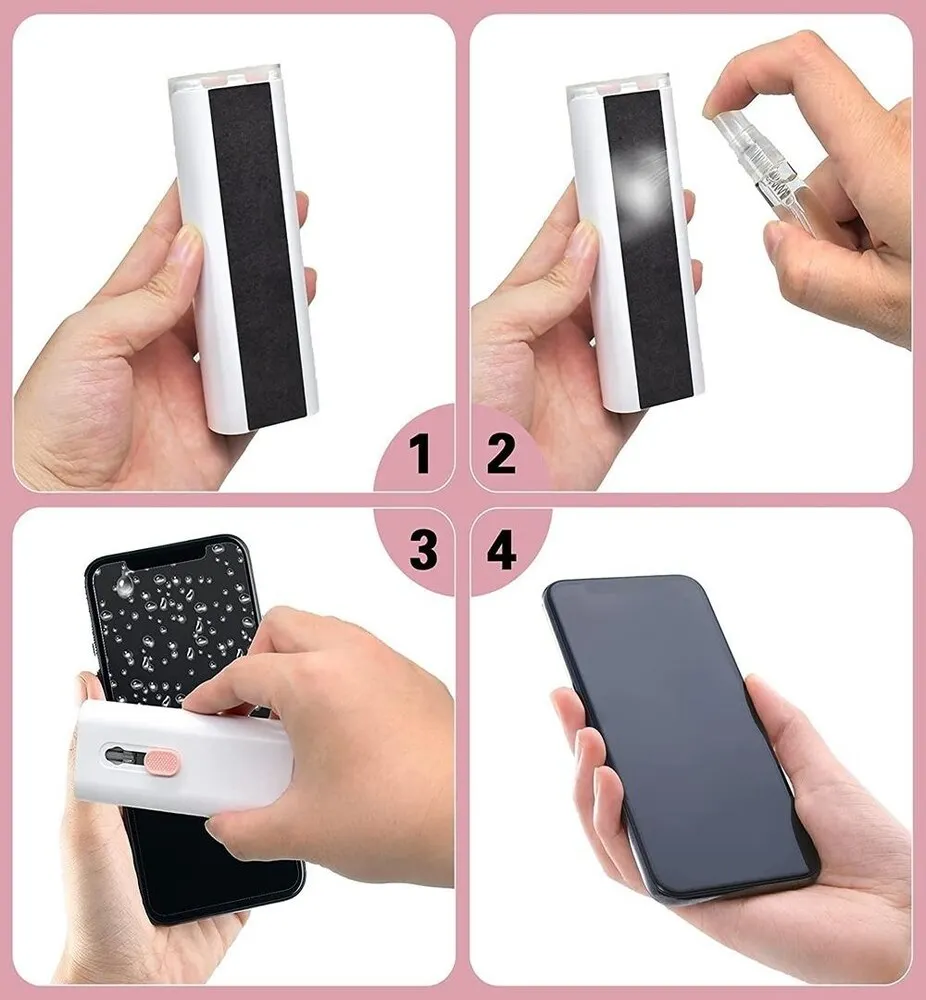 Miiepls Kit Nettoyage 11 En 1 – Clavier PC, Téléphone, Écouteurs, Objectif Appareil Photo, Brosse, Pinceau, Chiffon Microfibre, Complet & Portable