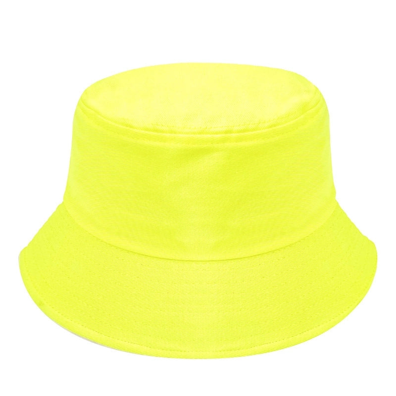 Solid Color Fisherman Hat Solid Color Light Board Pure Cotton Basin Hat Female