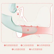 司沃康分欣分离式棒子震动棒舌舔挑逗阴蒂刺激秒潮女用私处自慰器