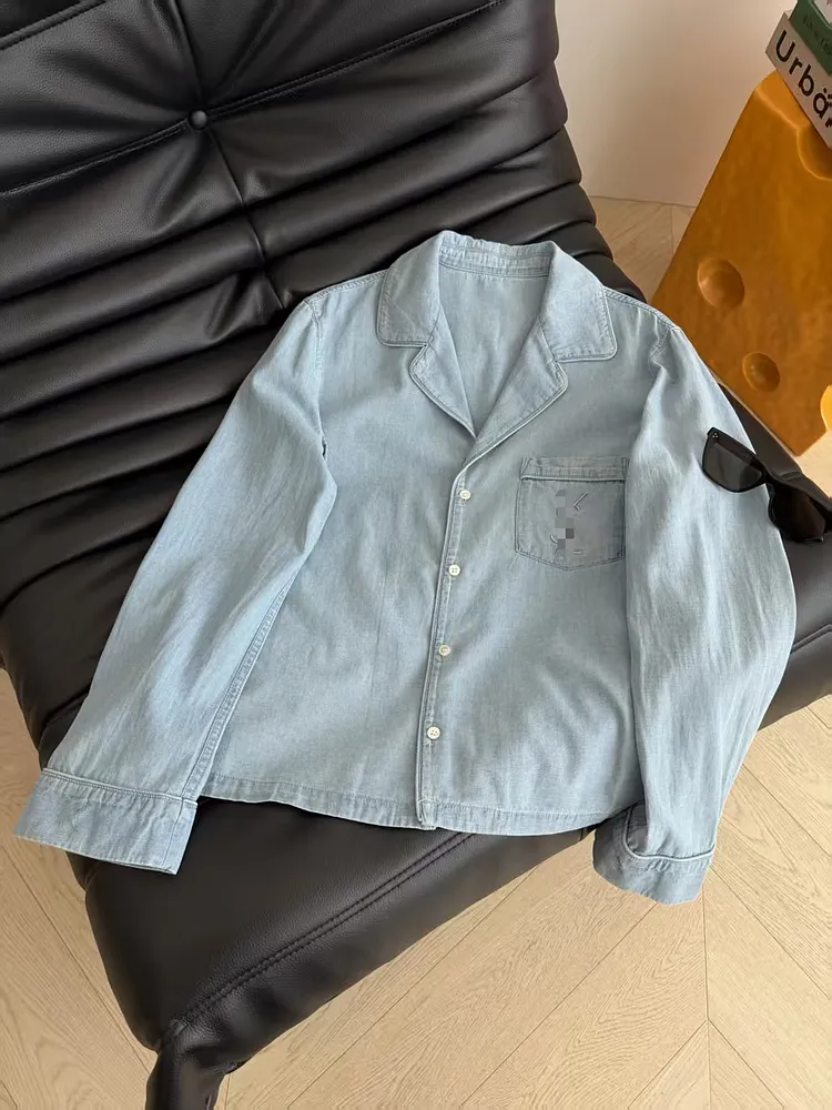 2026 New Spring Autumn Women&rsquo;s Denim Jacket Long Sleeve Overcoat Loose Basic Coat Button Streetwear Outerwear Jeans Jackets