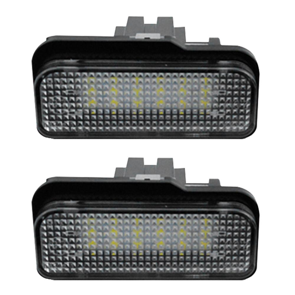 

2pcs LED License Plate Lights for W211 W203 5D W219 R171 Number Plate Lamps, 501 Original