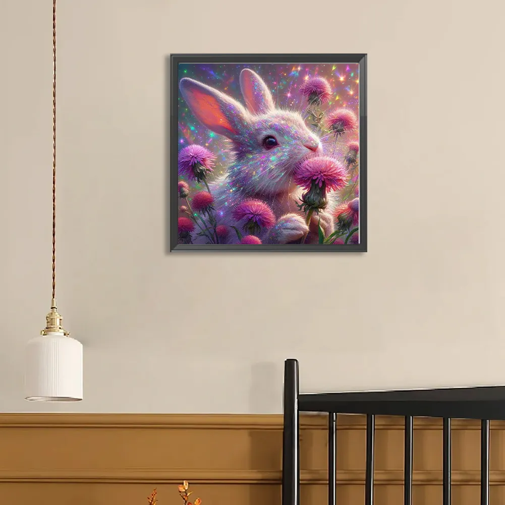 Diamond Painting - Full Round Drill - Rabbit(Canvas|40*40cm)