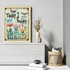Flowers Calligraphy-14CT Stamped Cross Stitch 30*40cm/11.81*15.75in
