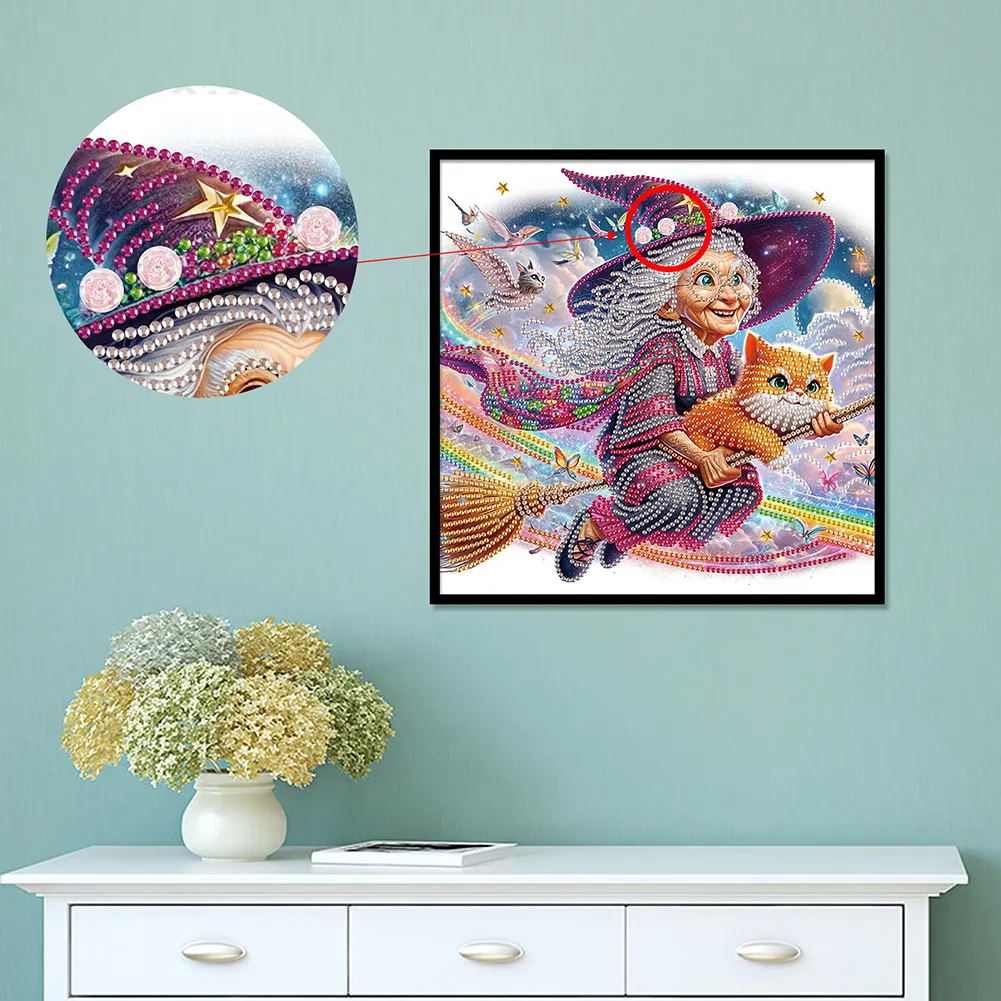 Diamond Painting - Partial Special Shaped Drill - Grandma(Canvas|30*30cm)