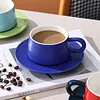 Klein Blue Coffee Cup And Saucer Set Light Luxury Ceramic Cup