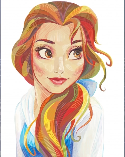 

Belle the Beauty and the Beast – Paint By Numbers - 40*50CM, 501 Original