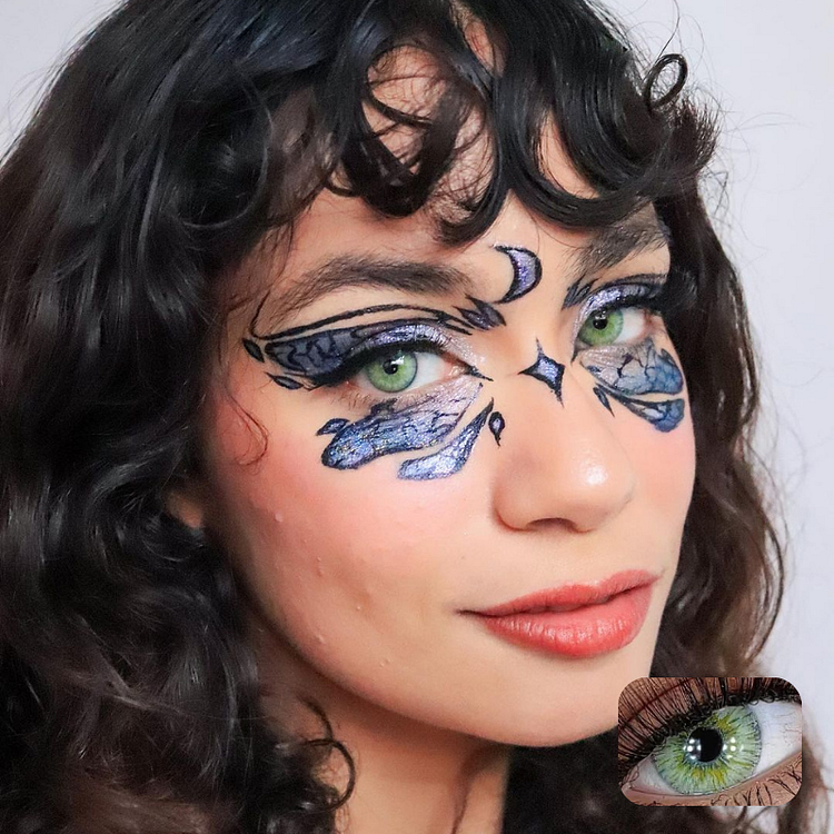 Rare Iris Green Contact Lenses